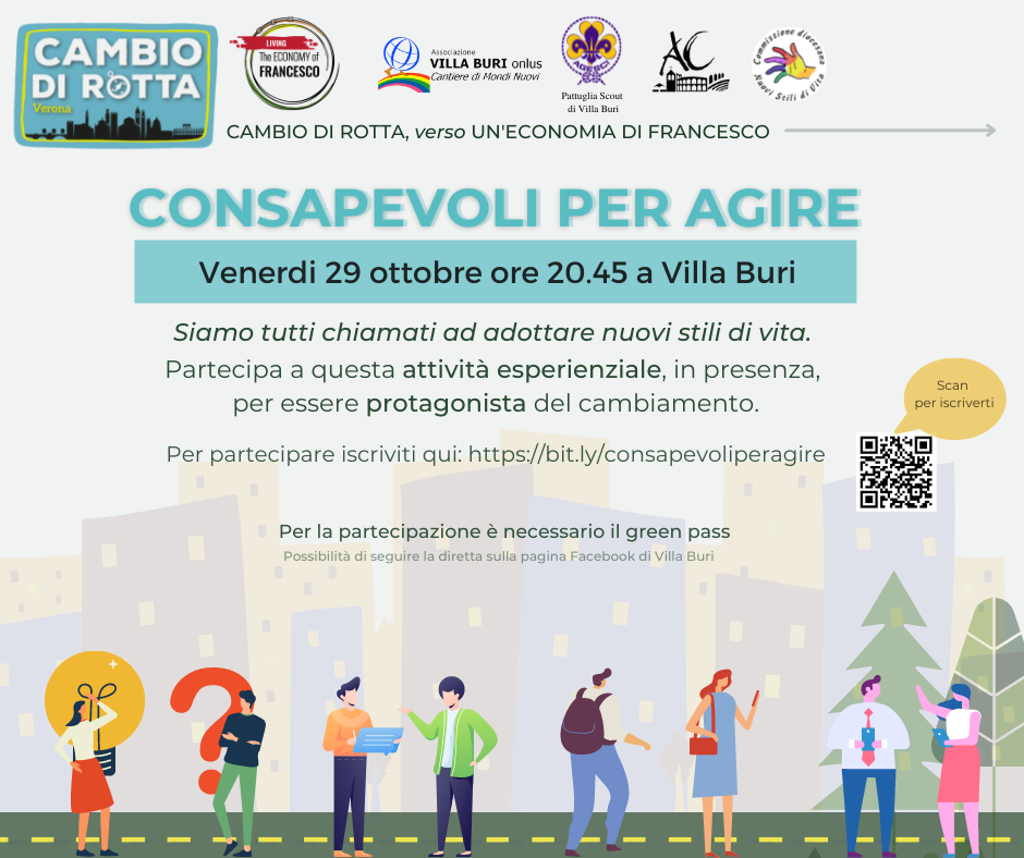 Progetto Cambio di Rotta, venerdì 29 ottobre la prima tavola rotonda