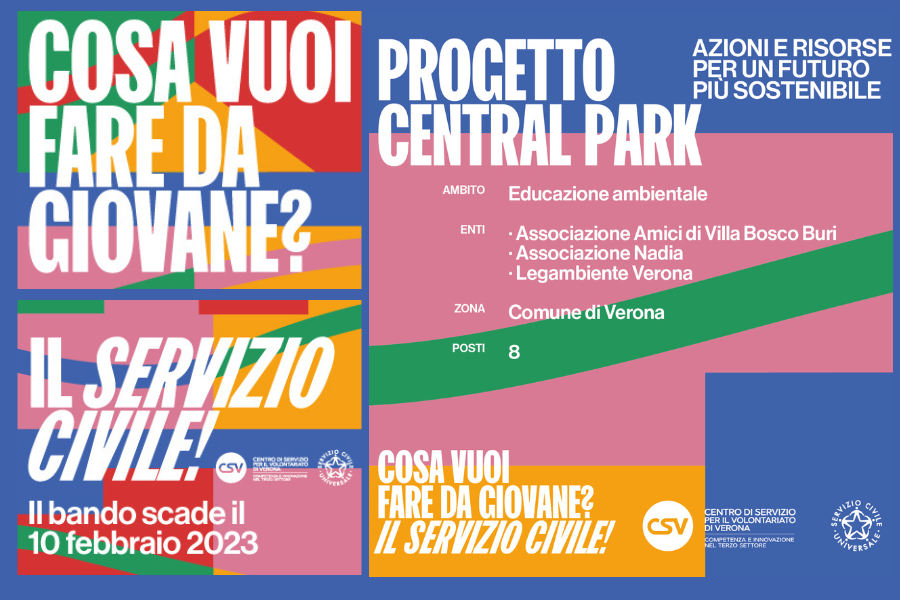 CENTRAL PARK: AZIONI E RISORSE PER UN FUTURO PIU’ SOSTENIBILE!