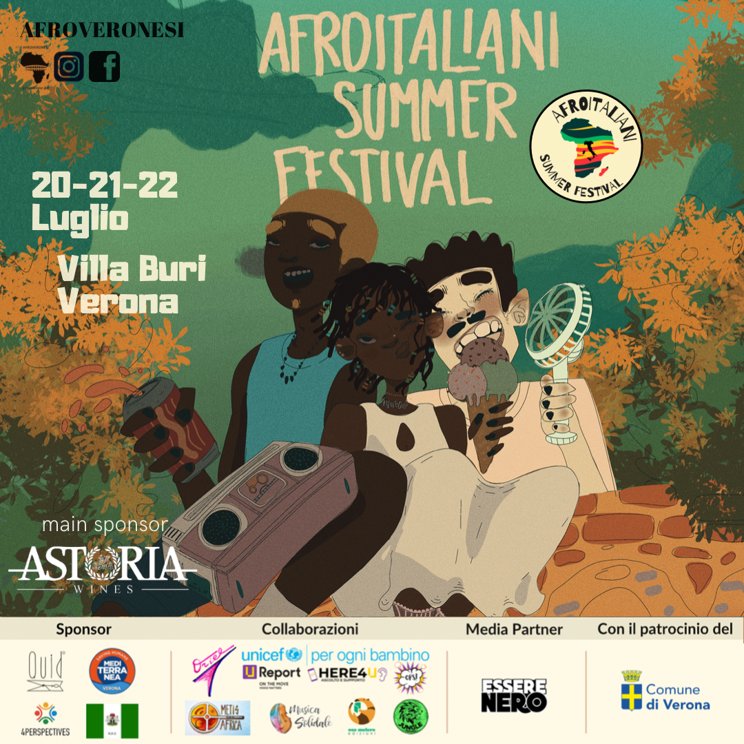 Afroitaliani Summer Festival, dal 20 al 22 luglio a Villa Buri