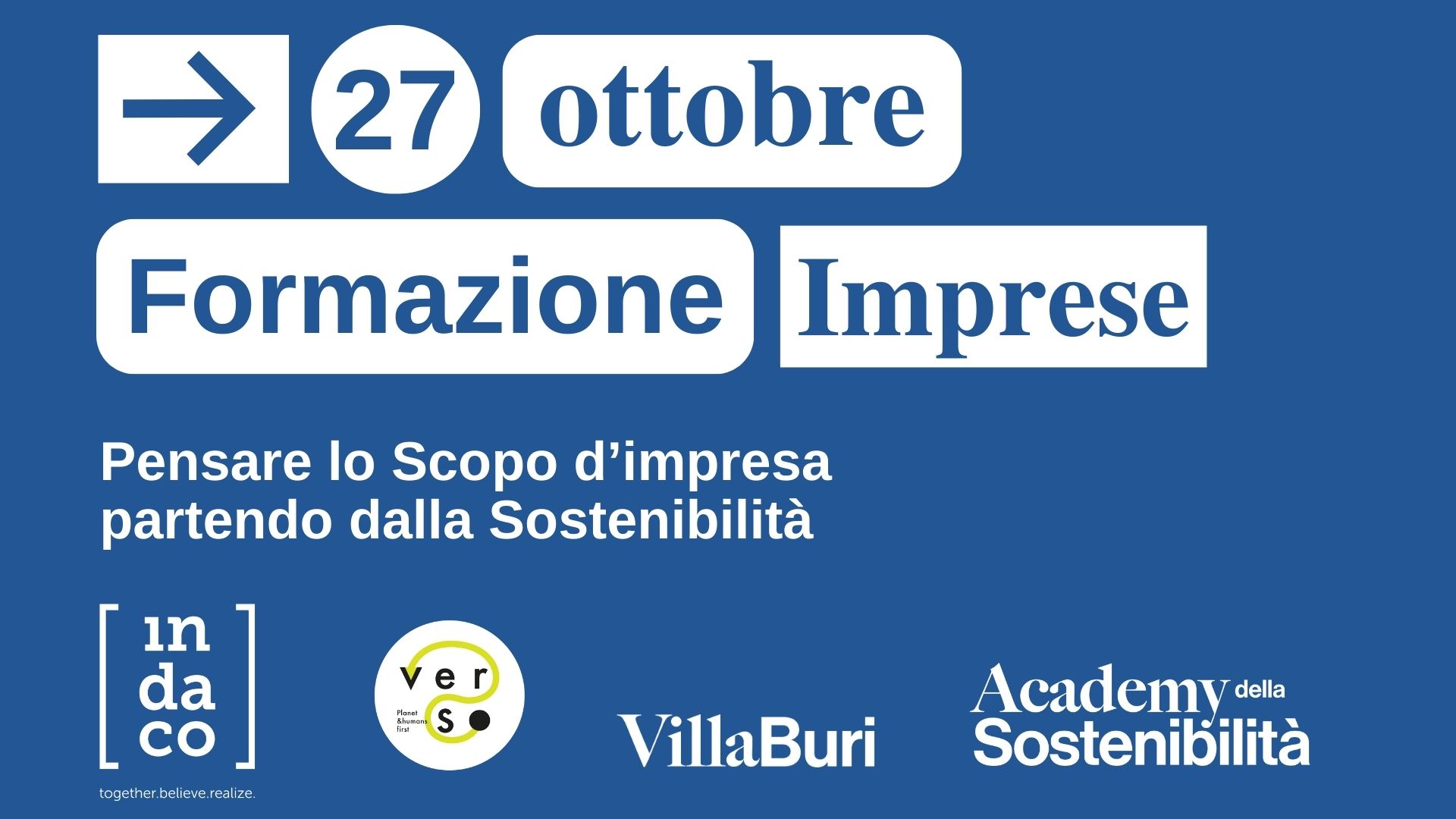 Pensare allo scopo d’impresa partendo dalla Sostenibilità